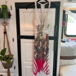 Custom Made Scarf Style Dress with Sparkle